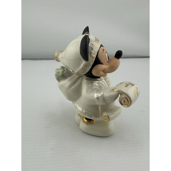 Vintage Lenox Disney 2003 Mickey Mouse Annual Christmas Ornament Porcelain - Picture 4 of 9